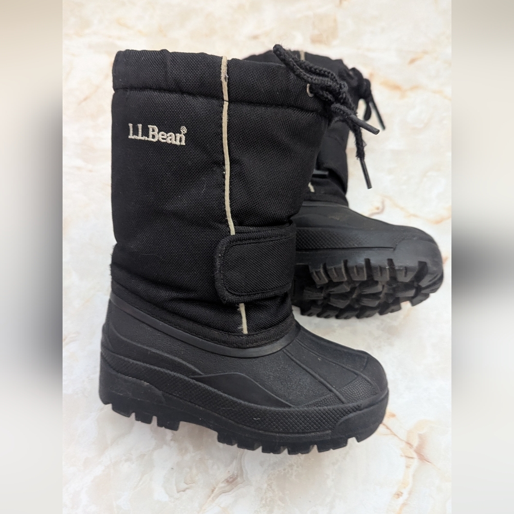 L.L. Bean Kids' Black Snow Boots